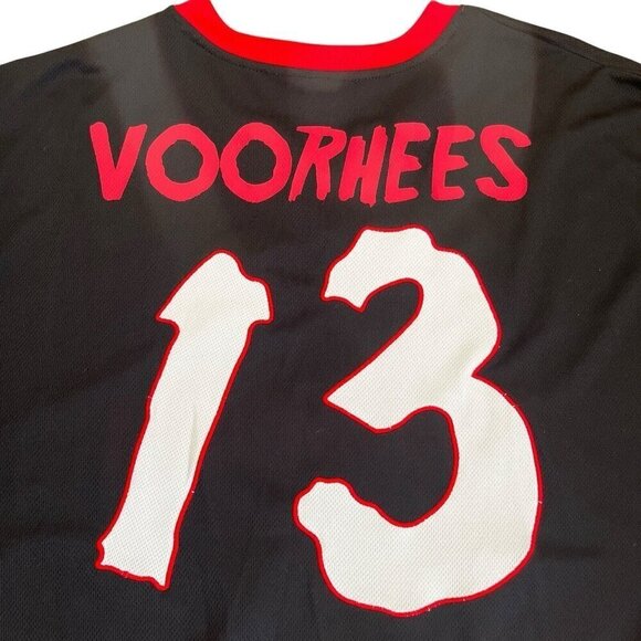 Friday The 13th Jason Voorhees Horror Movie Hockey Jersey Men Size Large Costume - Picture 7 of 13